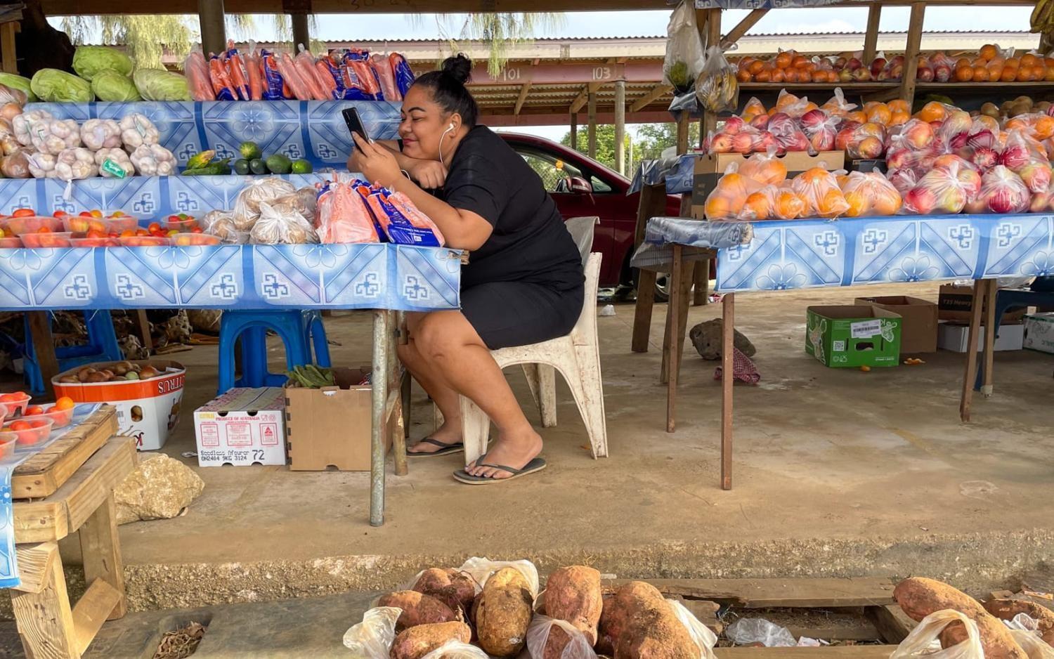 Market time: Nuku'alofa, Tonga (Guo Lei/Xinhua via Getty Images)