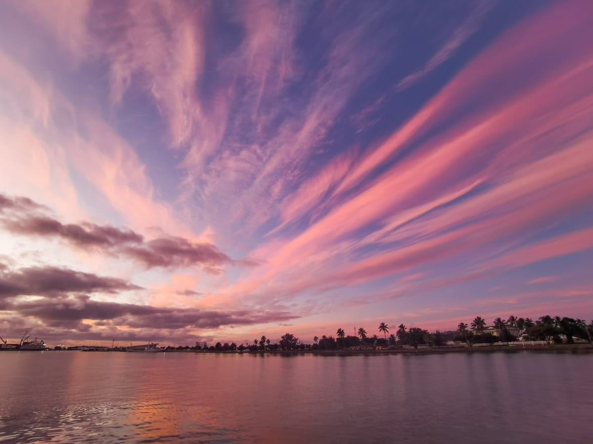 Sunrise in Nuku’alofa, Tonga (Guo Lei/Xinhua via Getty Images)