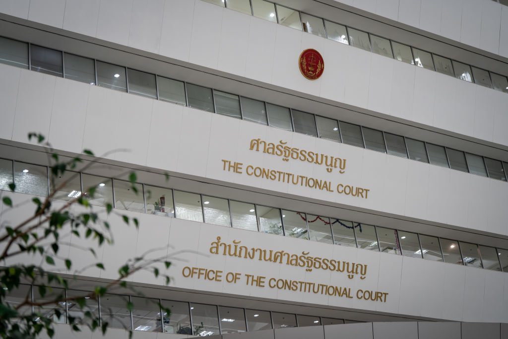 The role of the constitutional court was entrenched in the constitution adopted by the post-coup regime in 2017 (Matt Hunt/Anadolu via Getty Images)