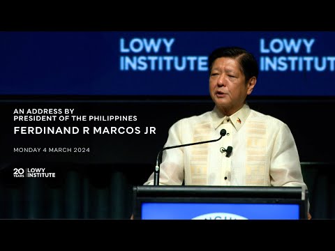 An Address by President of the Philippines, Ferdinand R Marcos Jr