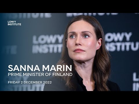 An Address by Sanna Marin, Prime Minister of Finland