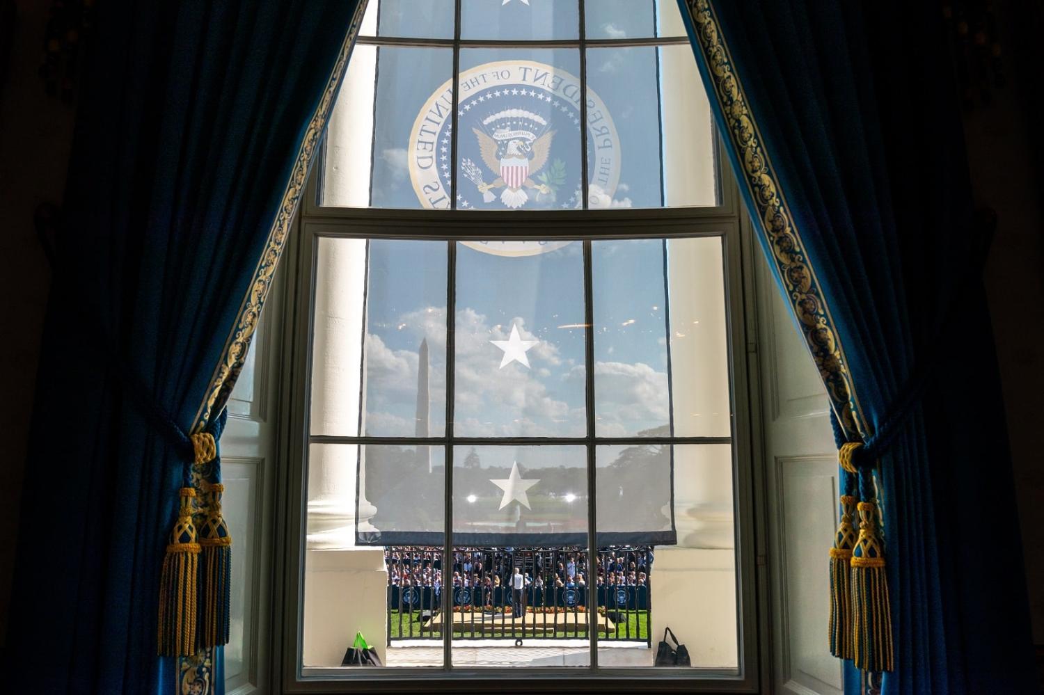 US President Joe Biden delivers remarks at a celebration event for “The Inflation Reduction Act”, 3 September 2022 (Carlos Fyfe/White House/Flickr)