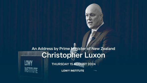 An Address by Prime Minister of New Zealand, Christopher Luxon